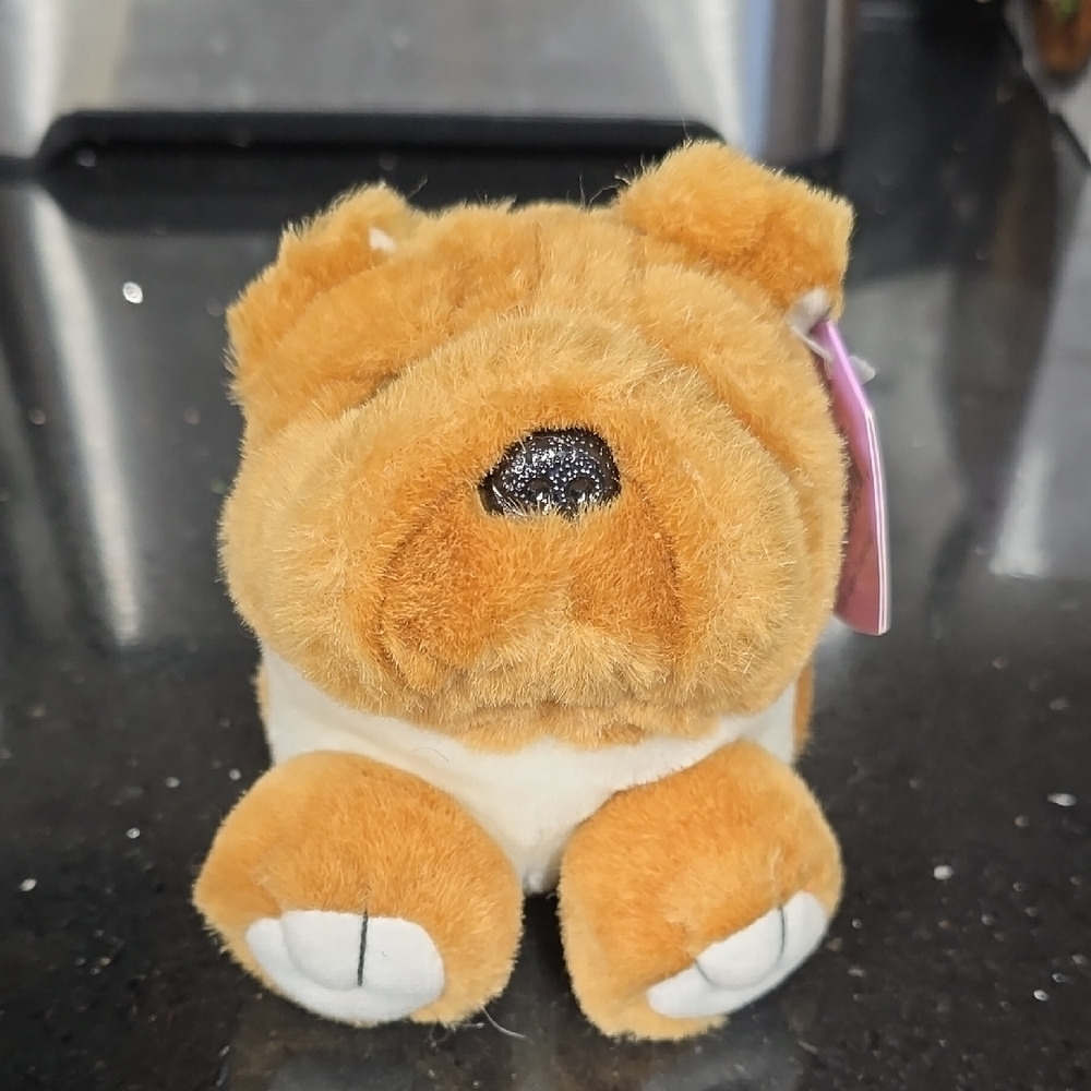 Vintage. Collectible. Swibco Puffkins.  Mosley the BullDog. DOB 3/9/98